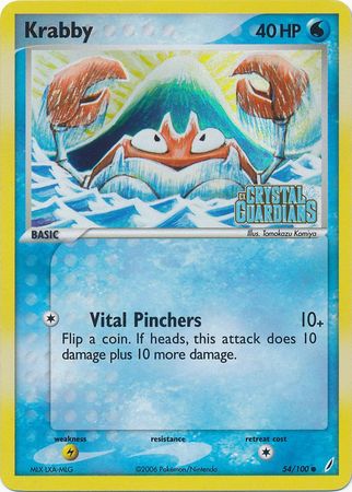 Krabby (54/100) (Stamped) [EX: Crystal Guardians] | Rock City Comics