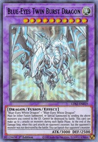 Blue-Eyes Twin Burst Dragon (Purple) [LDS2-EN019] Ultra Rare | Rock City Comics