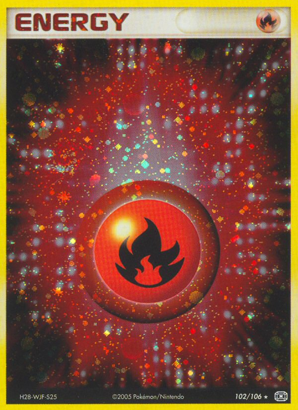 Fire Energy (102/106) [EX: Emerald] | Rock City Comics