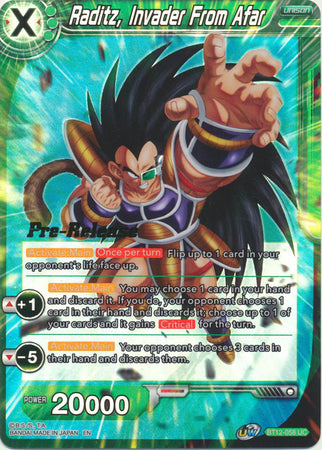 Raditz, Invader From Afar (BT12-058) [Vicious Rejuvenation Prerelease Promos] | Rock City Comics