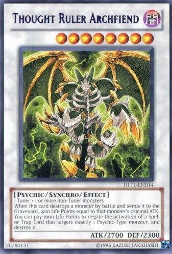 Thought Ruler Archfiend (Purple) [DL11-EN014] Rare | Rock City Comics