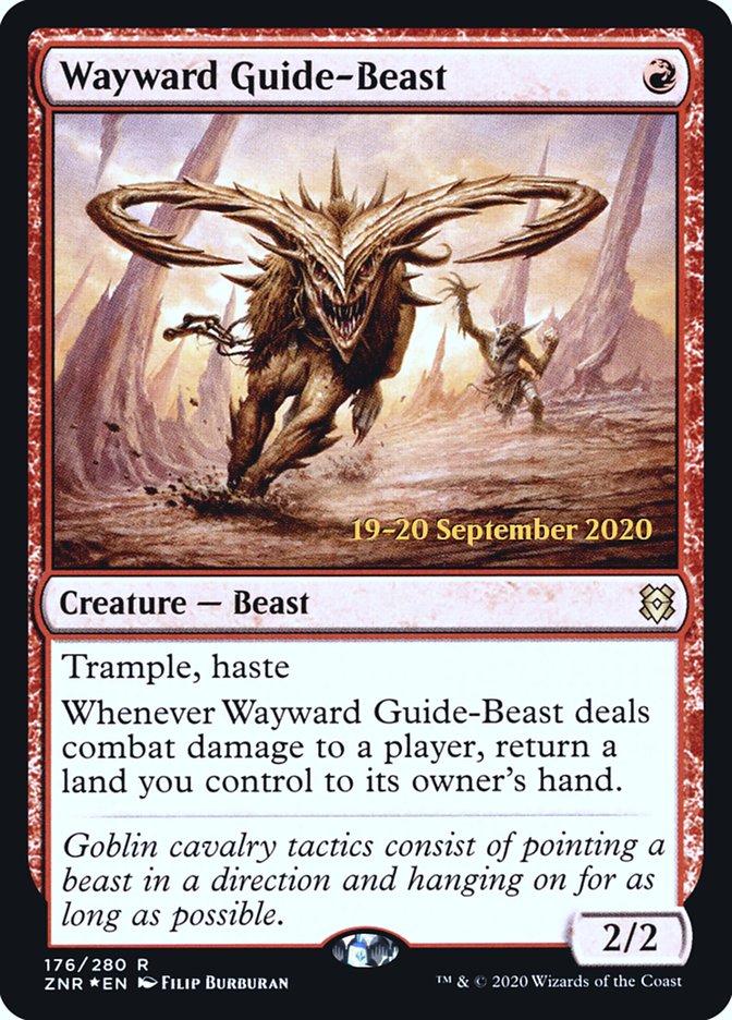 Wayward Guide-Beast [Zendikar Rising Prerelease Promos] | Rock City Comics