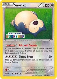 Snorlax (80/106) (Build-a-Bear Workshop Exclusive) [XY: Flashfire] | Rock City Comics