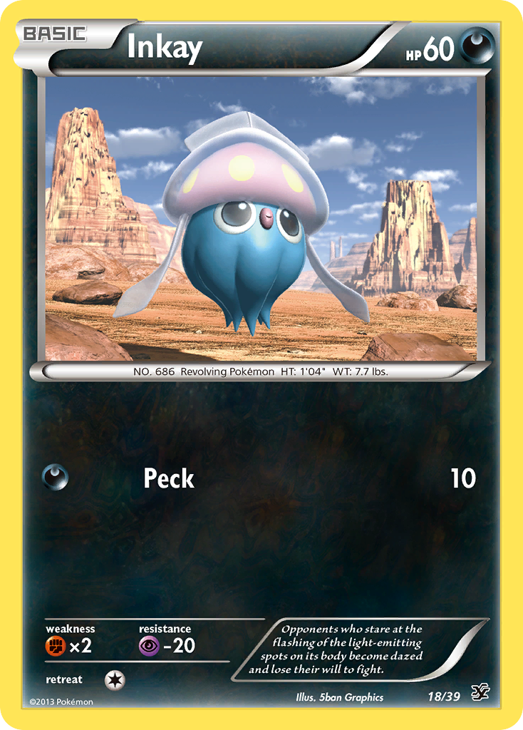 Inkay (18/39) [XY: Kalos Starter Set] | Rock City Comics