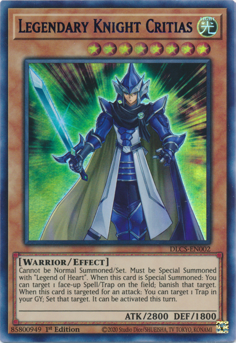 Legendary Knight Critias (Purple) [DLCS-EN002] Ultra Rare | Rock City Comics