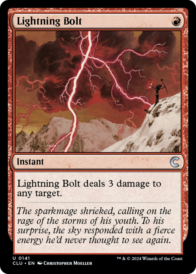 Lightning Bolt [Ravnica: Clue Edition] | Rock City Comics