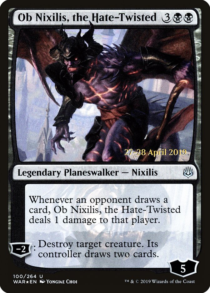 Ob Nixilis, the Hate-Twisted  [War of the Spark Prerelease Promos] | Rock City Comics