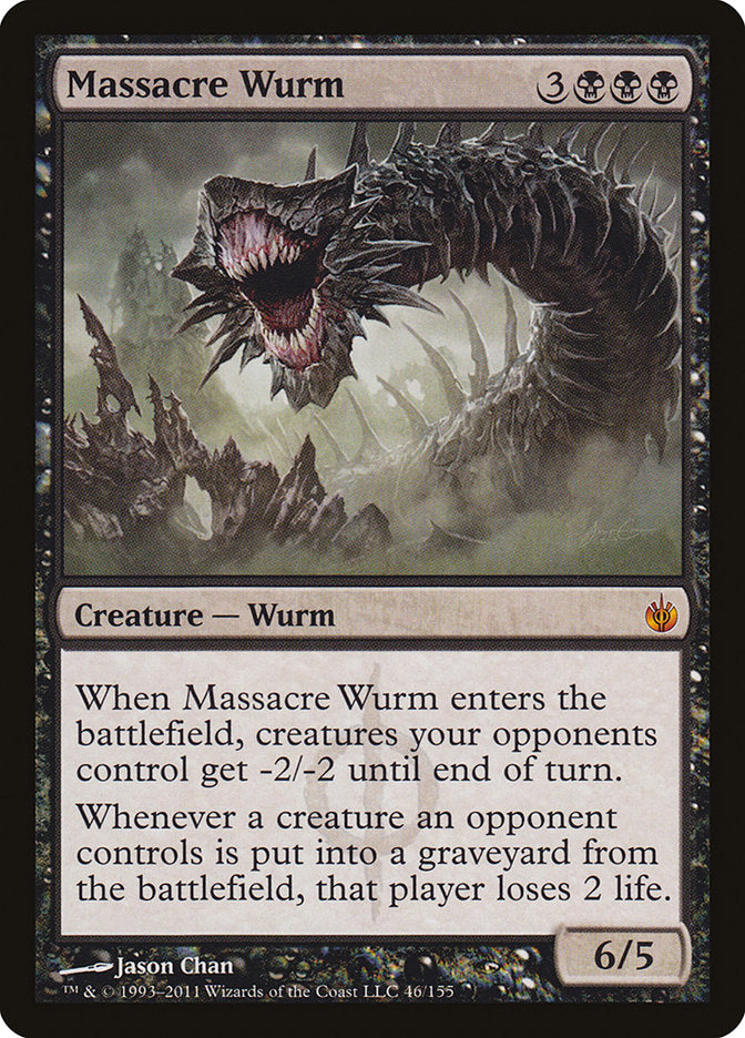 Massacre Wurm [Mirrodin Besieged] | Rock City Comics