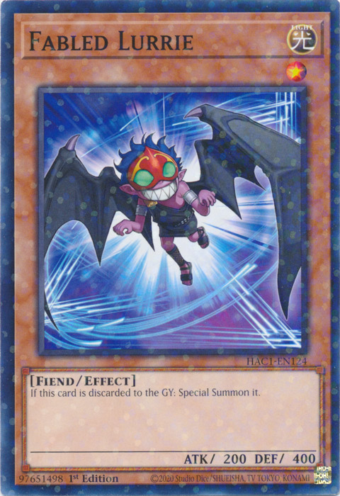 Fabled Lurrie (Duel Terminal) [HAC1-EN124] Common | Rock City Comics