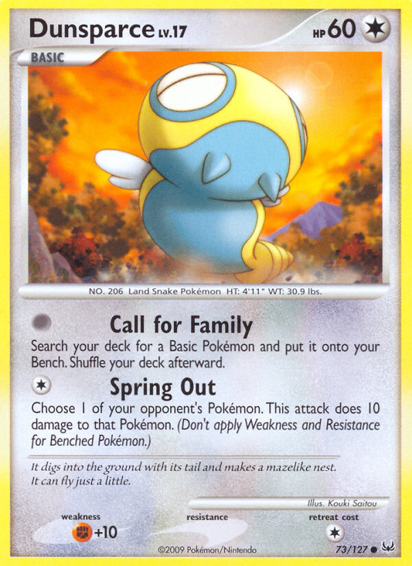 Dunsparce (73/127) [Platinum: Base Set] | Rock City Comics