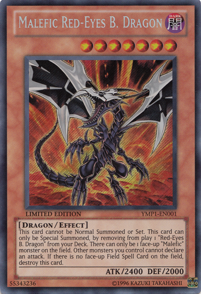 Malefic Red-Eyes B. Dragon [YMP1-EN001] Secret Rare | Rock City Comics