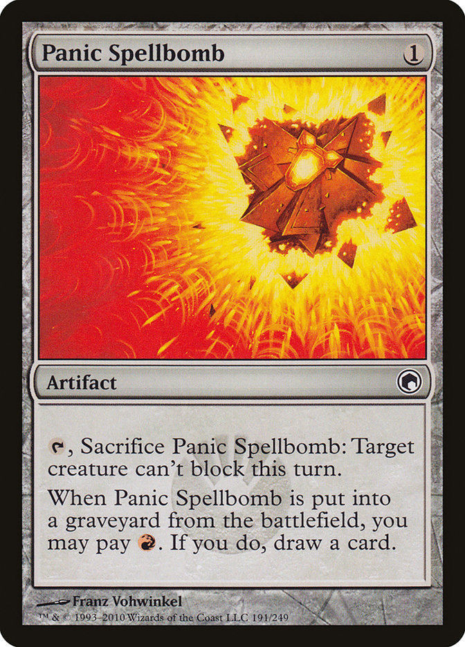 Panic Spellbomb [Scars of Mirrodin] | Rock City Comics