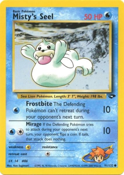 Misty's Seel (91/132) [Gym Challenge Unlimited] | Rock City Comics