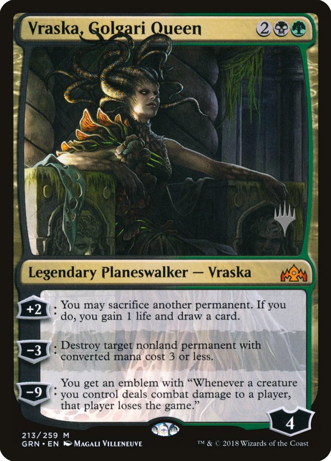 Vraska, Golgari Queen (Promo Pack) [Guilds of Ravnica Promos] | Rock City Comics