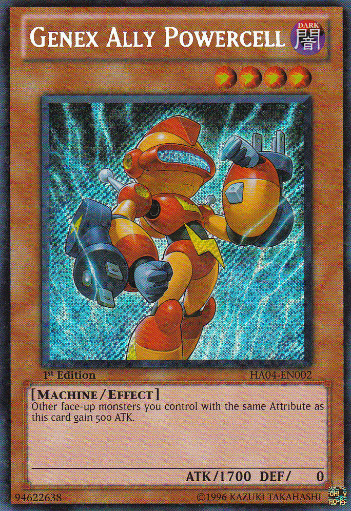 Genex Ally Powercell [HA04-EN002] Secret Rare | Rock City Comics