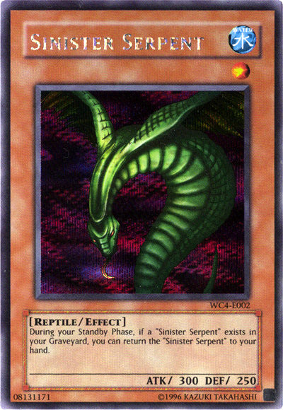 Sinister Serpent [WC4-E002] Prismatic Secret Rare | Rock City Comics