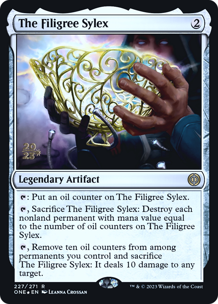 The Filigree Sylex [Phyrexia: All Will Be One Prerelease Promos] | Rock City Comics