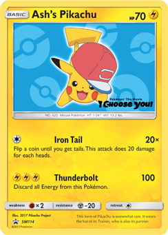 Ash's Pikachu (SM114) [Sun & Moon: Black Star Promos] | Rock City Comics