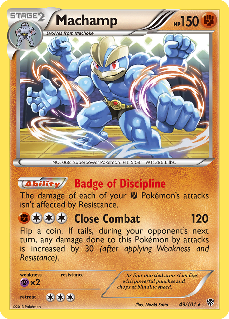 Machamp (49/101) [Black & White: Plasma Blast] | Rock City Comics