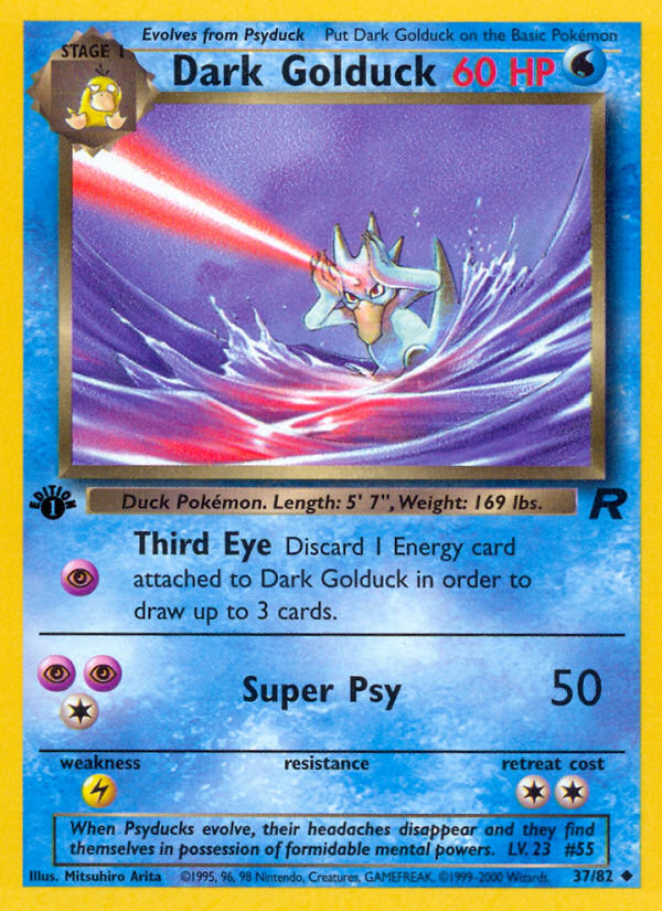 Dark Golduck (37/82) [Team Rocket 1st Edition] | Rock City Comics