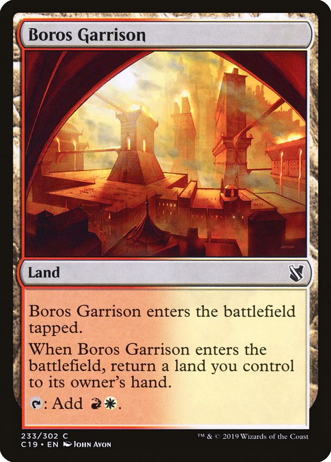 Boros Garrison [Commander 2019] | Rock City Comics