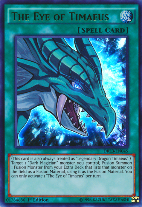The Eye of Timaeus [DRL3-EN045] Ultra Rare | Rock City Comics