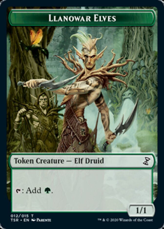 Llanowar Elves Token [Time Spiral Remastered Tokens] | Rock City Comics