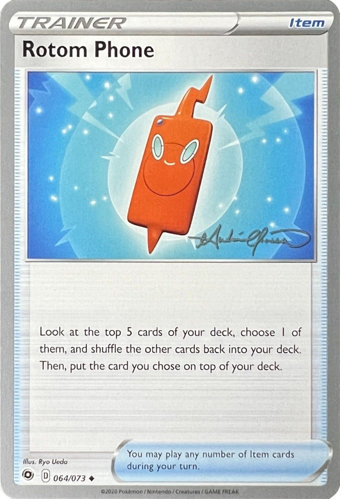 Rotom Phone (064/073) (The Shape of Mew - Andre Chiasson) [World Championships 2022] | Rock City Comics