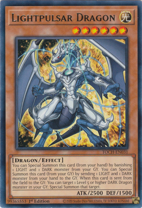 Lightpulsar Dragon [TOCH-EN031] Rare | Rock City Comics