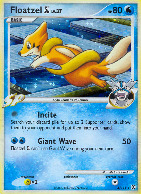 Floatzel GL (4/111) [Platinum: Rising Rivals] | Rock City Comics