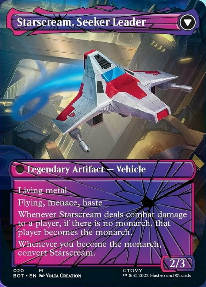 Starscream, Power Hungry // Starscream, Seeker Leader (Shattered Glass) [Universes Beyond: Transformers] | Rock City Comics