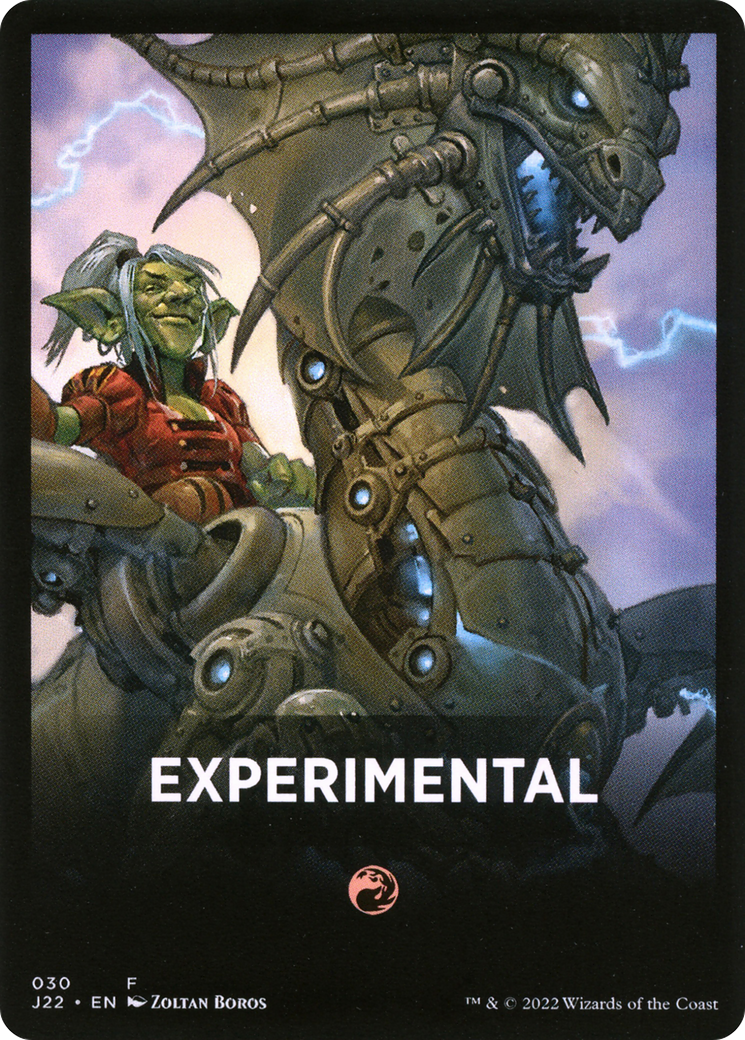 Experimental Theme Card [Jumpstart 2022 Front Cards] | Rock City Comics