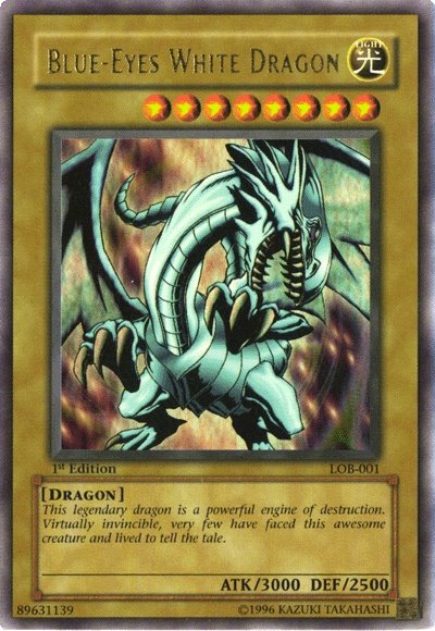 Blue-Eyes White Dragon [LOB-001] Ultra Rare | Rock City Comics