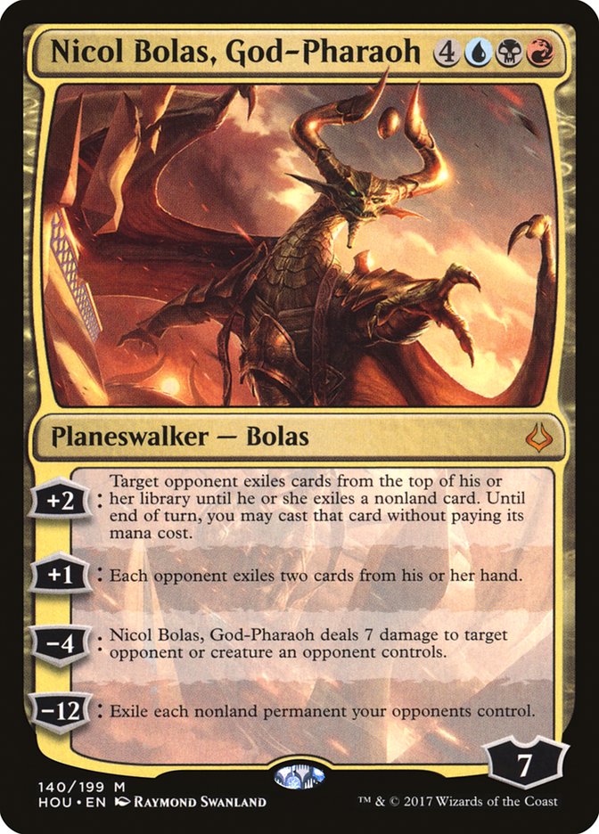 Nicol Bolas, God-Pharaoh [Hour of Devastation] | Rock City Comics