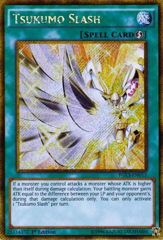 Tsukumo Slash [PGL3-EN013] Gold Secret Rare | Rock City Comics