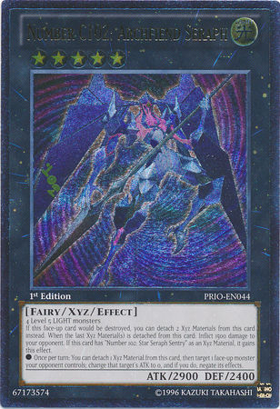 Number C102: Archfiend Seraph [PRIO-EN044] Ultimate Rare | Rock City Comics