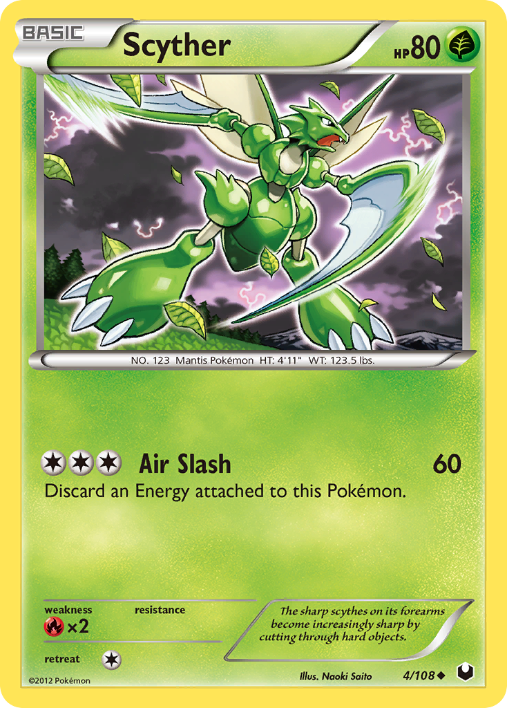 Scyther (4/108) [Black & White: Dark Explorers] | Rock City Comics