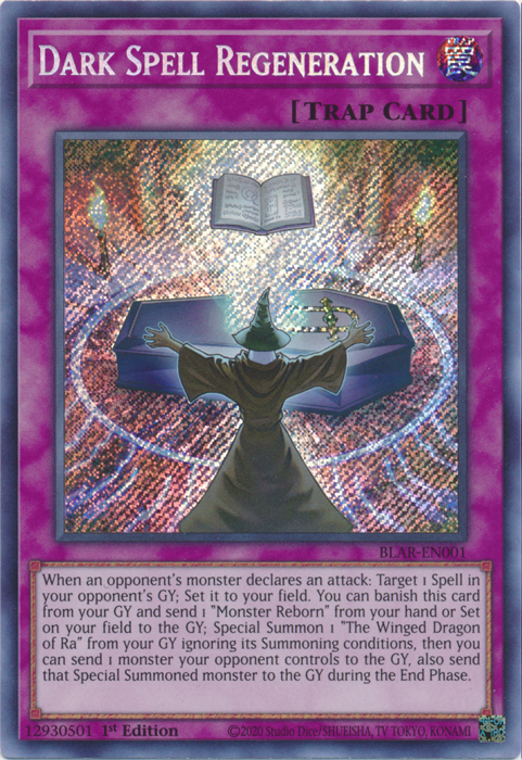 Dark Spell Regeneration [BLAR-EN001] Secret Rare | Rock City Comics