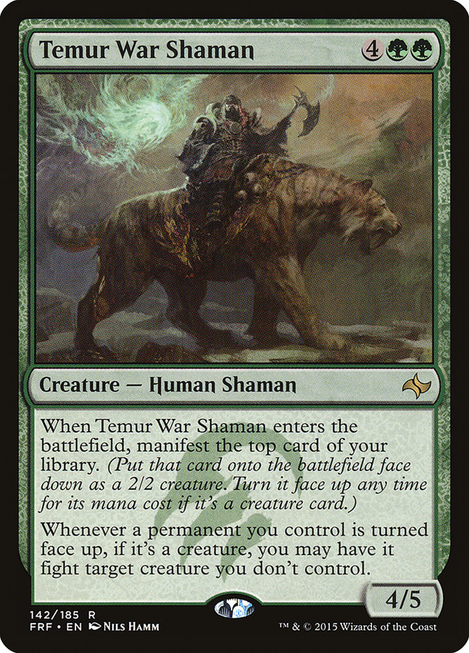 Temur War Shaman [Fate Reforged] | Rock City Comics