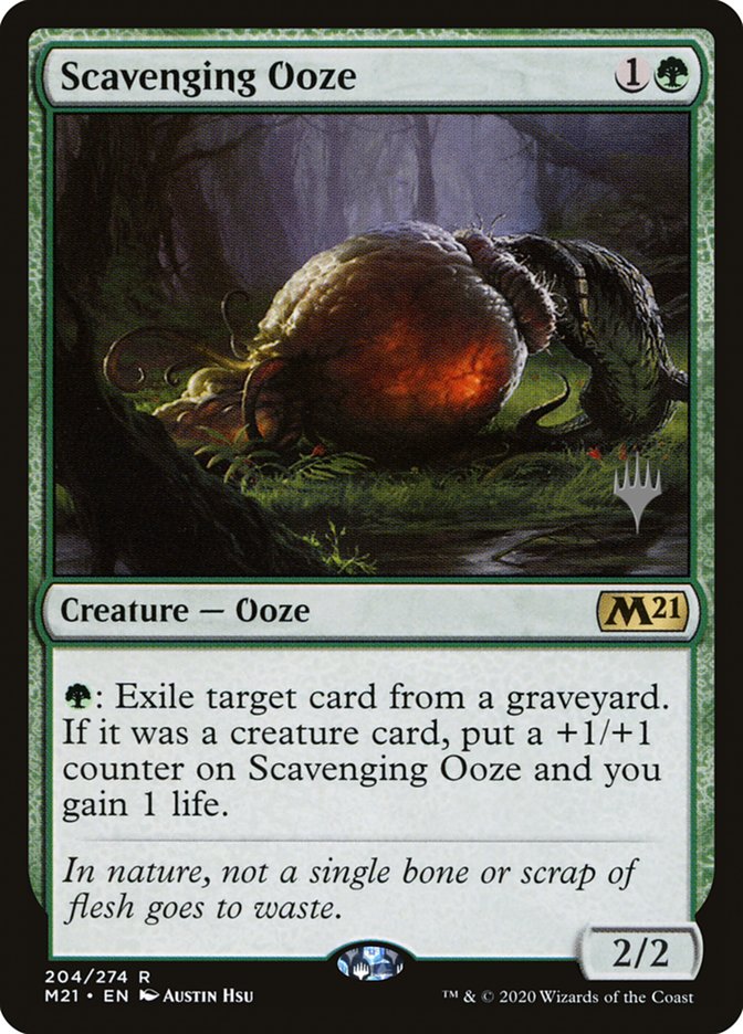 Scavenging Ooze (Promo Pack) [Core Set 2021 Promos] | Rock City Comics