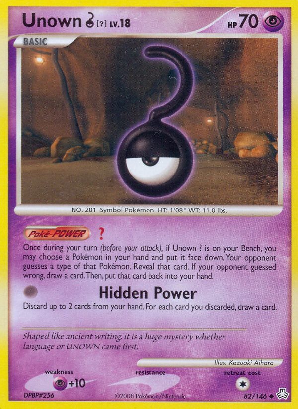 Unown ? (82/146) [Diamond & Pearl: Legends Awakened] | Rock City Comics