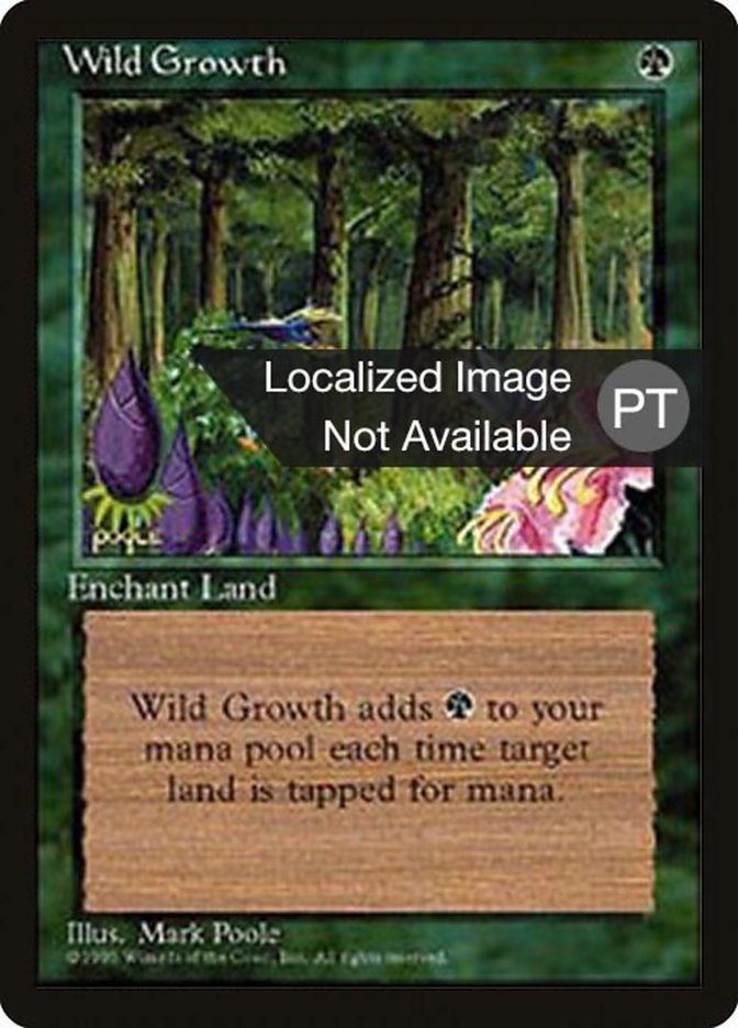 Wild Growth [Fourth Edition (Foreign Black Border)] | Rock City Comics