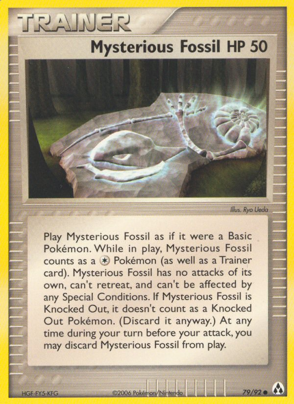 Mysterious Fossil (79/92) [EX: Legend Maker] | Rock City Comics