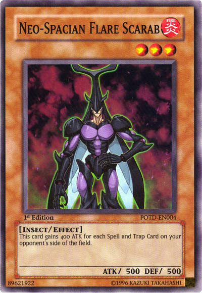 Neo-Spacian Flare Scarab [POTD-EN004] Super Rare | Rock City Comics