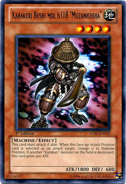 Karakuri Bushi mdl 6318 Muzanichiha [STBL-EN023] Rare | Rock City Comics