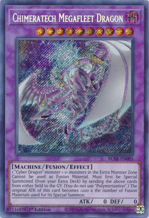 Chimeratech Megafleet Dragon [BLAR-EN085] Secret Rare | Rock City Comics