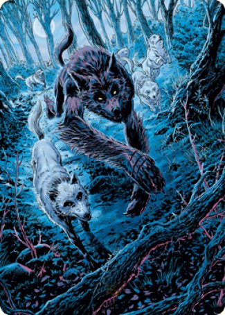 Untamed Pup Art Card [Innistrad: Midnight Hunt Art Series] | Rock City Comics
