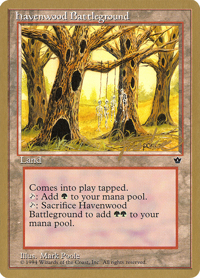 Havenwood Battleground (Mark Justice) [Pro Tour Collector Set] | Rock City Comics