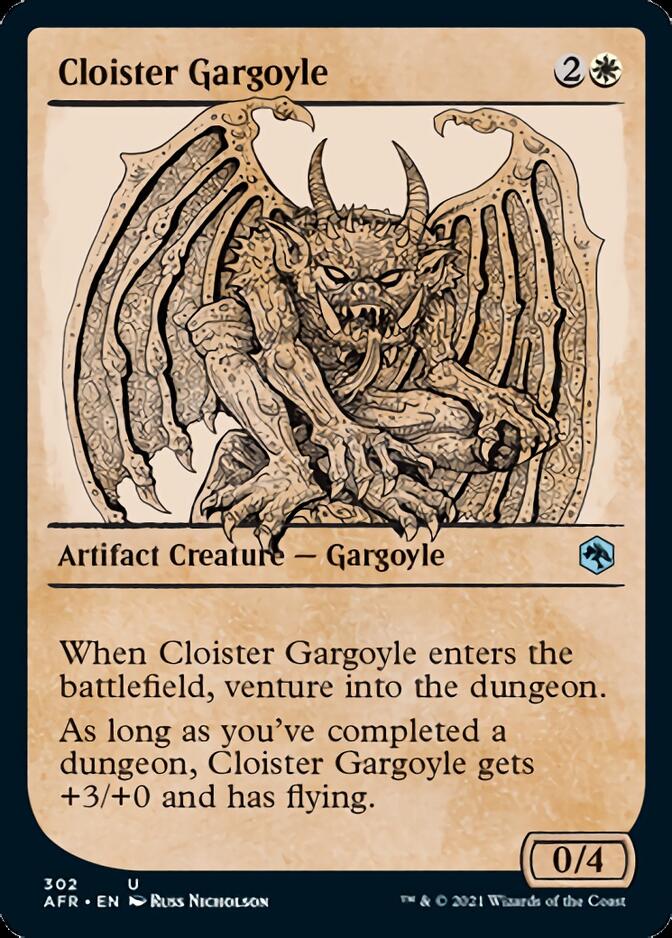 Cloister Gargoyle  (Showcase) [Dungeons & Dragons: Adventures in the Forgotten Realms] | Rock City Comics