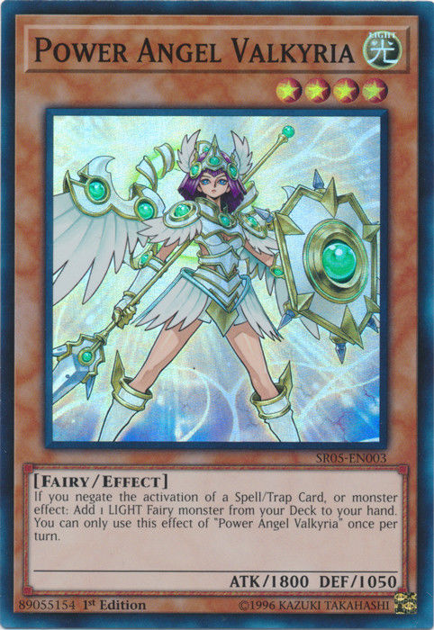 Power Angel Valkyria [SR05-EN003] Super Rare | Rock City Comics